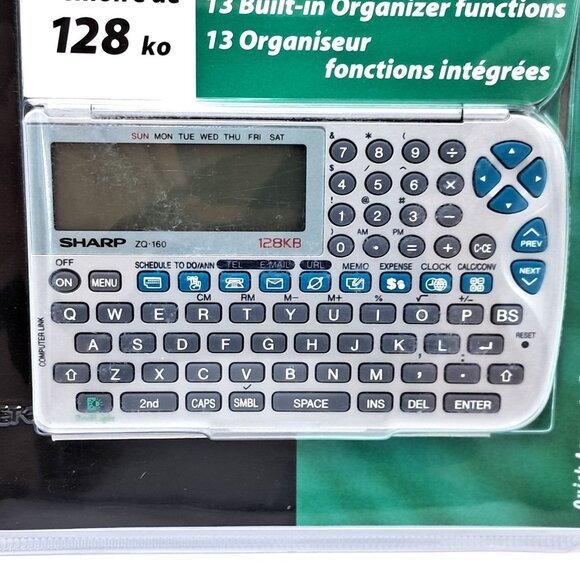 Sharp ZQ-160C   128KB Electronic Organizer With Backlight -NOS - Picture 5 of 5